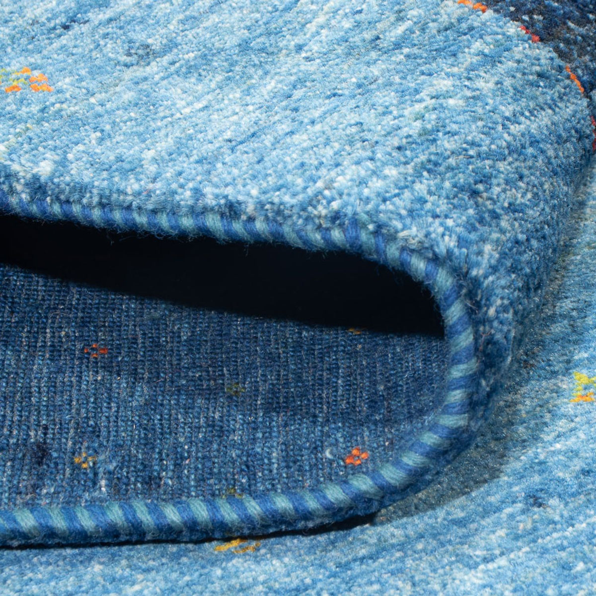 Gabbeh Rug - Loribaft Perser - 250 x 170 cm - dark blue