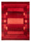 Gabbeh Rug - Loribaft Perser - 302 x 222 cm - red