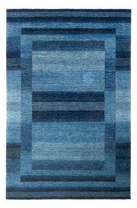 Gabbeh Rug - Loribaft Perser - 287 x 196 cm - sea blue