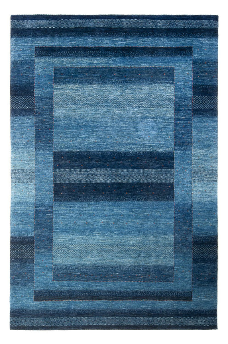 Gabbeh Rug - Loribaft Perser - 287 x 196 cm - sea blue