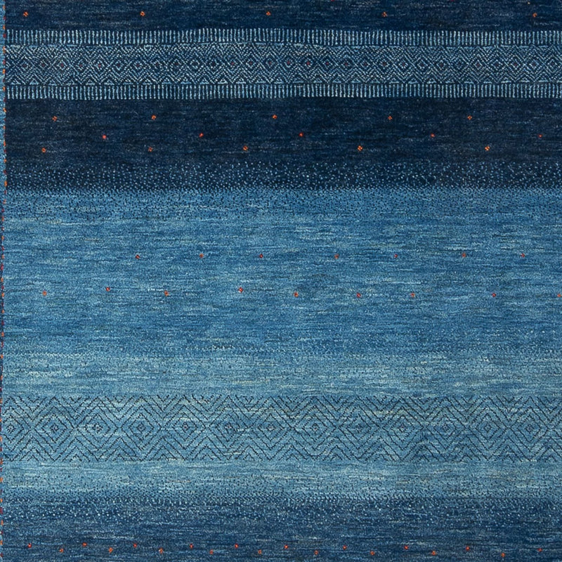 Gabbeh Rug - Loribaft Perser - 287 x 196 cm - sea blue