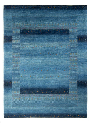 Gabbeh Rug - Loribaft Perser - 300 x 214 cm - sea blue