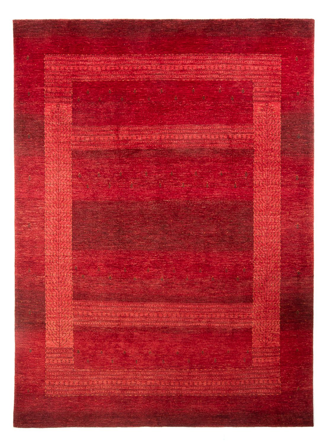 Gabbeh Rug - Loribaft Perser - 302 x 219 cm - red