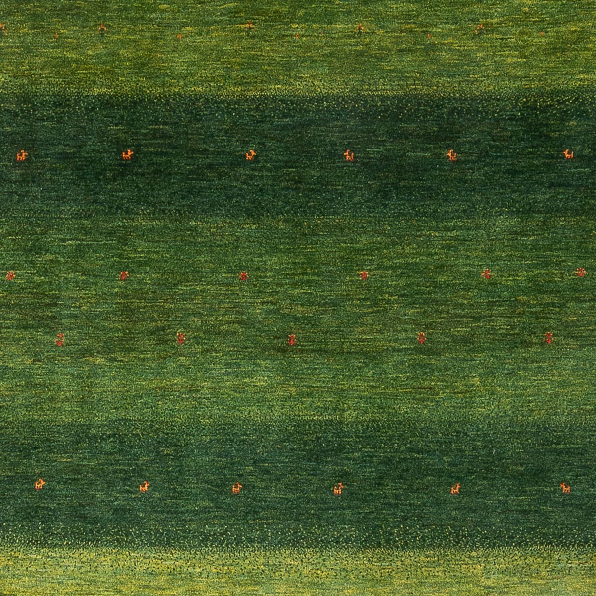 Gabbeh Rug - Loribaft Perser - 306 x 212 cm - green