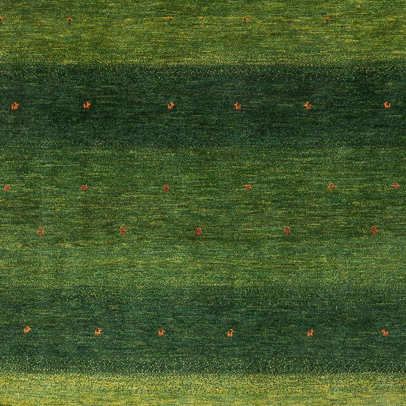 Gabbeh Rug - Loribaft Perser - 306 x 212 cm - green