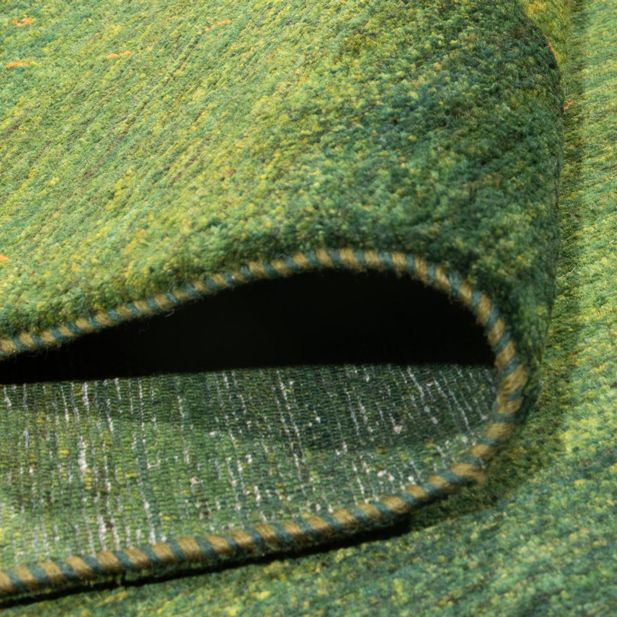 Gabbeh Rug - Loribaft Perser - 306 x 212 cm - green