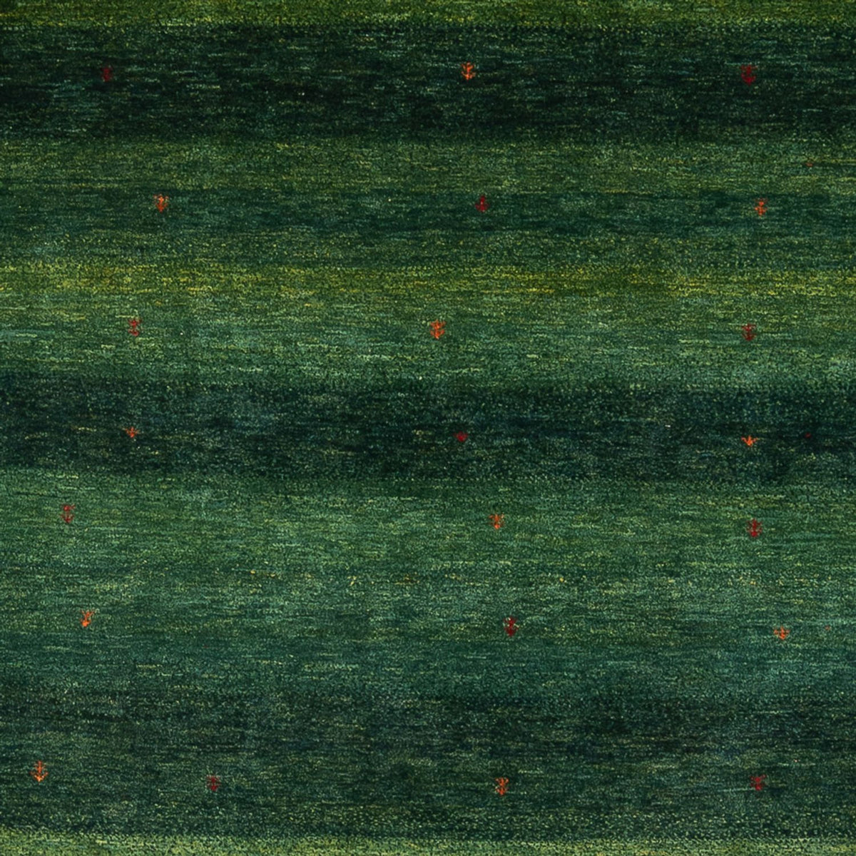 Gabbeh Rug - Loribaft Perser - 322 x 213 cm - dark green
