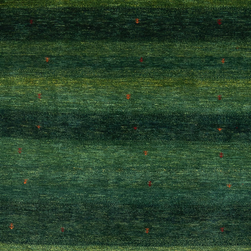 Gabbeh Rug - Loribaft Perser - 322 x 213 cm - dark green