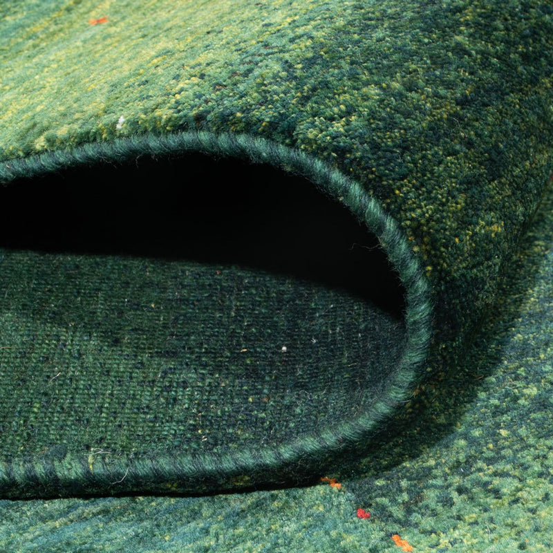 Gabbeh Rug - Loribaft Perser - 322 x 213 cm - dark green