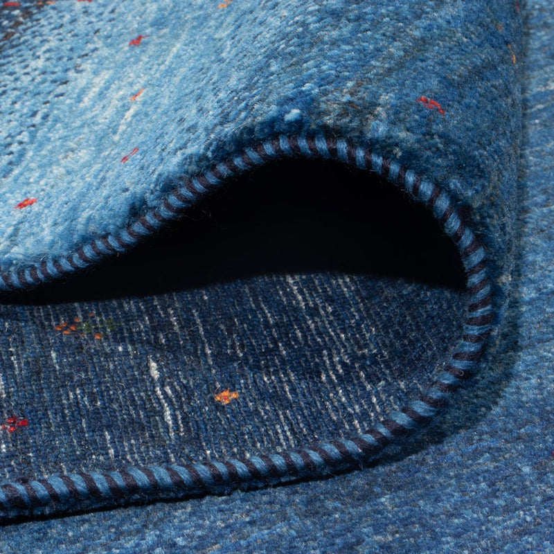 Gabbeh Rug - Loribaft Perser - 331 x 222 cm - sea blue