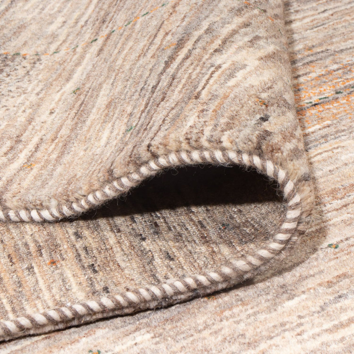 Gabbeh Rug - Loribaft Perser - 307 x 228 cm - dark beige