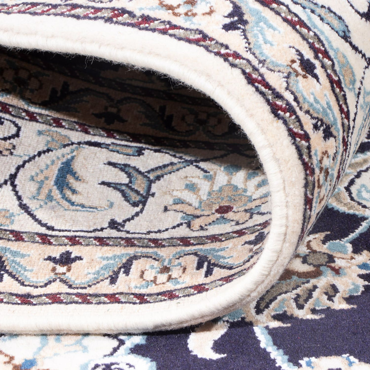 Perser Rug - Nain - Royal - 198 x 147 cm - dark blue