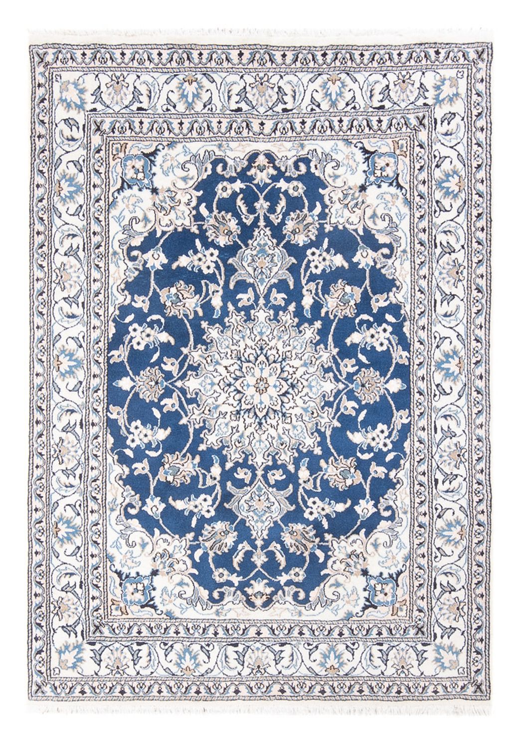 Perser Rug - Nain - Royal - 196 x 147 cm - dark camel