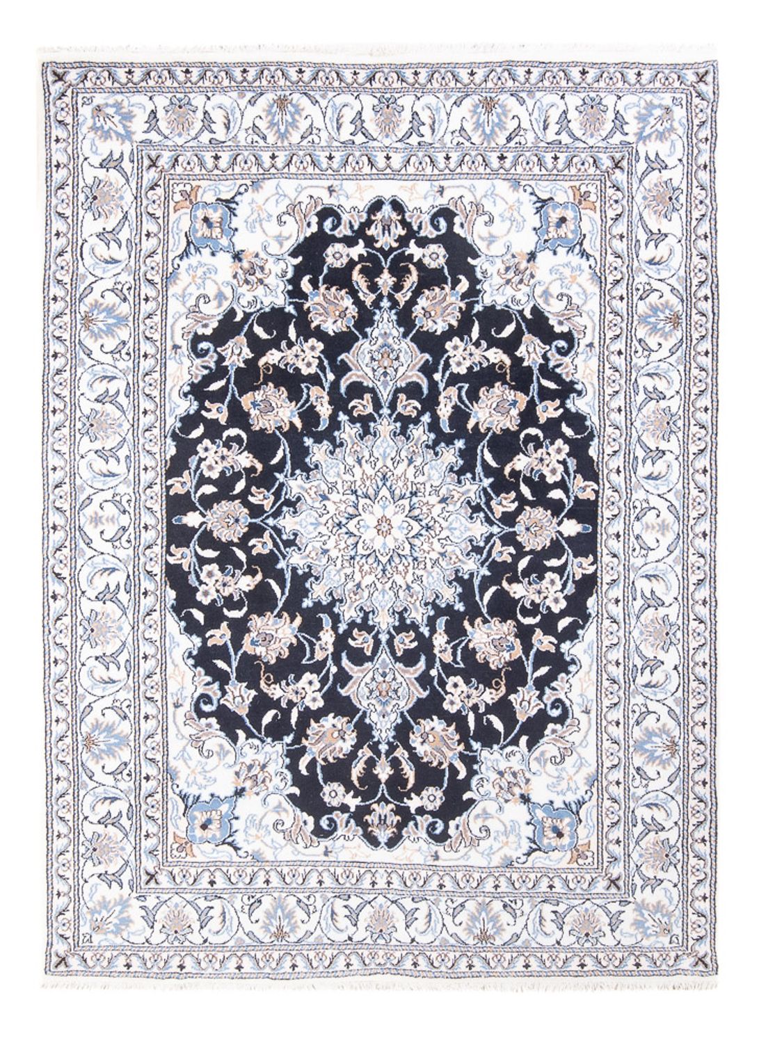 Perser Rug - Nain - Royal - 210 x 145 cm - dark blue