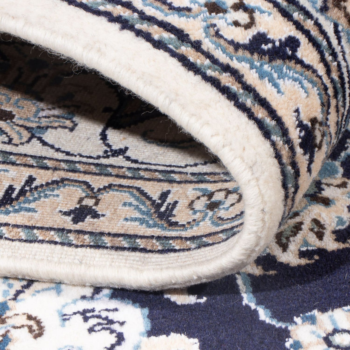 Perser Rug - Nain - Royal - 208 x 146 cm - dark blue