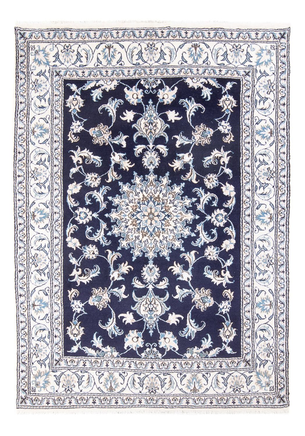 Perser Rug - Nain - Royal - 209 x 146 cm - dark blue