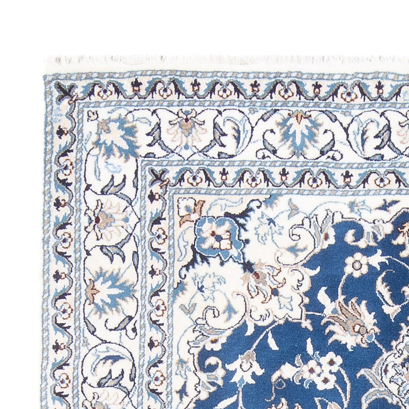 Perserteppich - Nain - Royal - 203 x 146 cm - blau