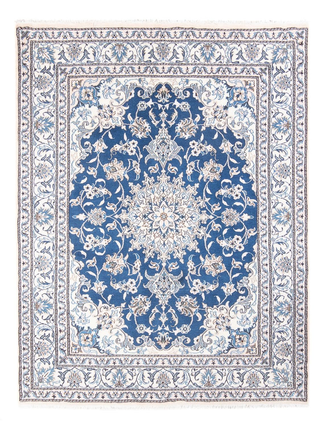 Perser Rug - Nain - Royal - 194 x 147 cm - blue