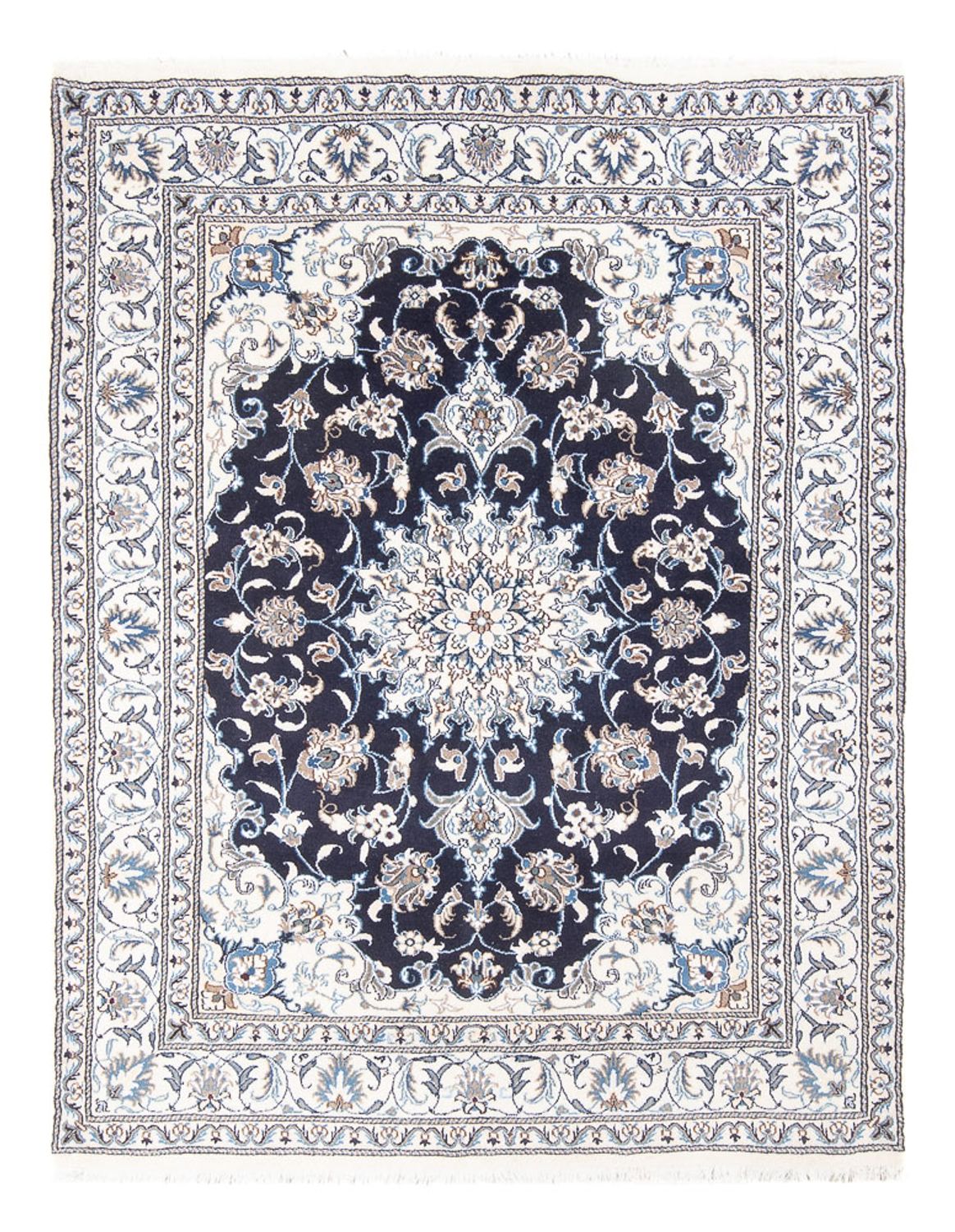 Perser Rug - Nain - Royal - 197 x 151 cm - dark blue