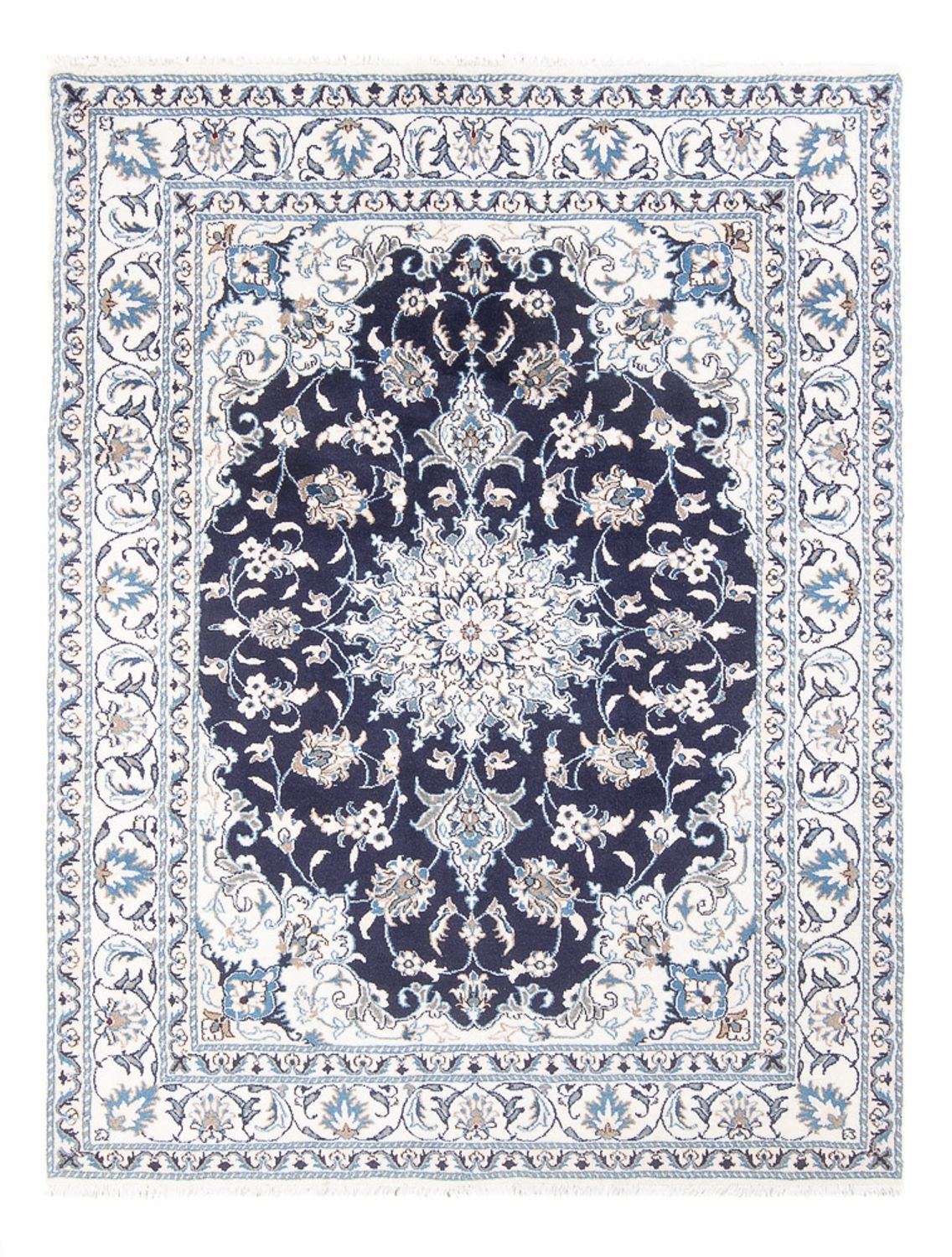 Perser Rug - Nain - Royal - 200 x 147 cm - dark blue