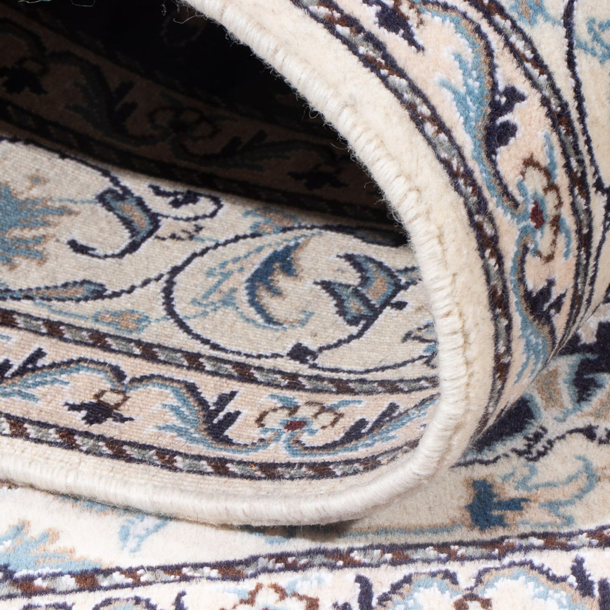 Perser Rug - Nain - Royal - 198 x 150 cm - dark blue