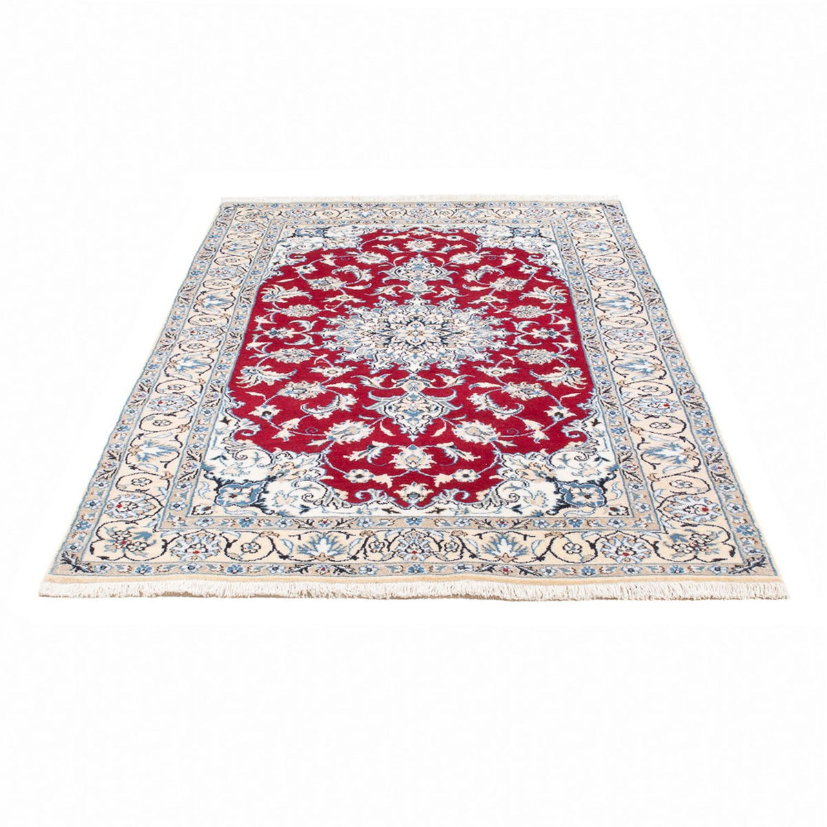 Perser Rug - Nain - 201 x 117 cm - red