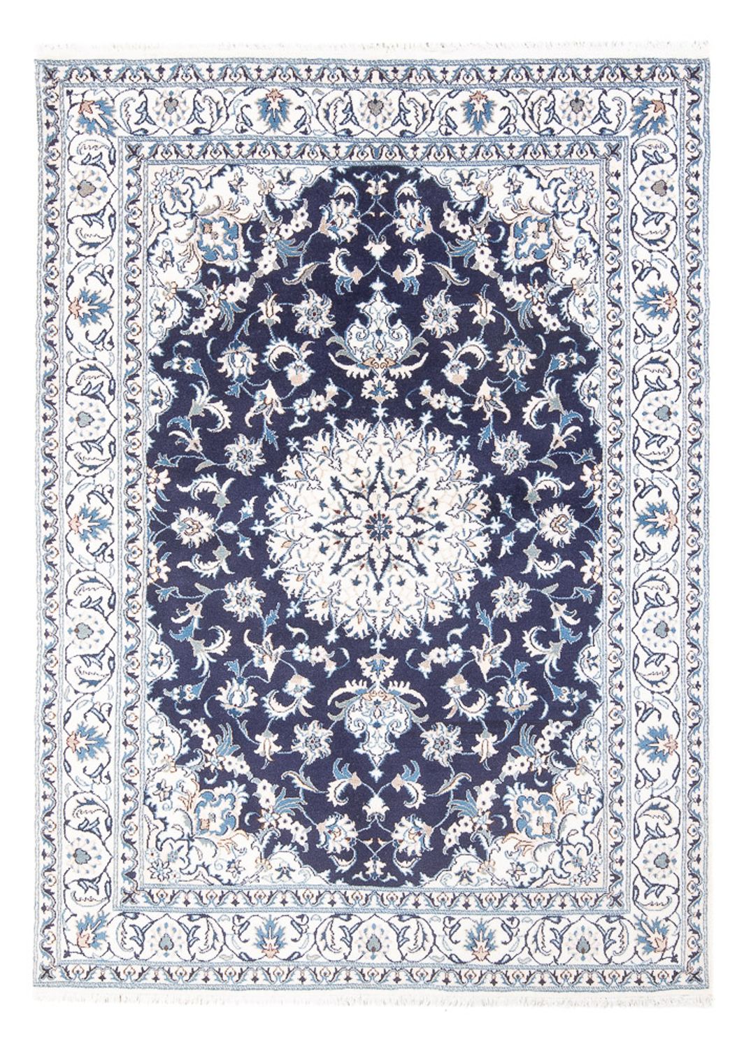 Perser Rug - Nain - 234 x 168 cm - dark blue