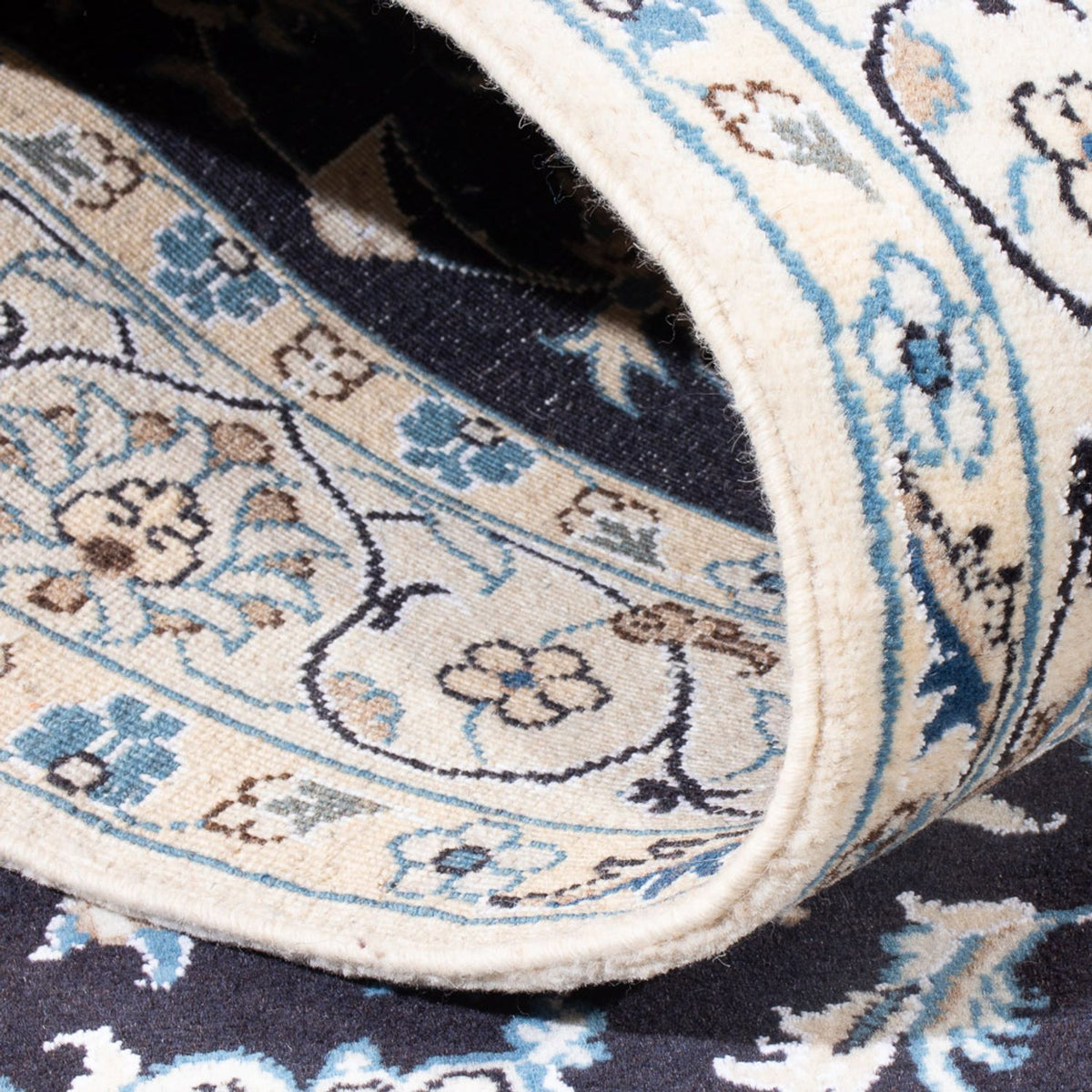 Perser Rug - Nain - 228 x 172 cm - dark blue