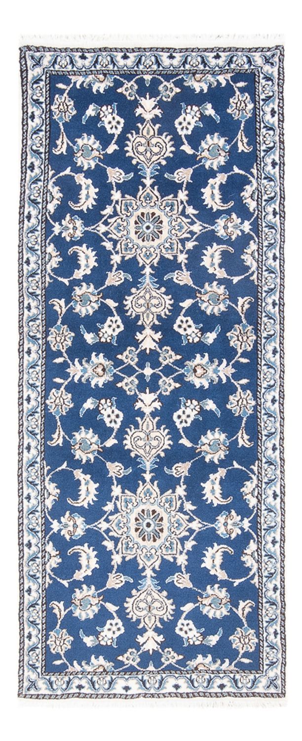 Runner Perser Rug - Nain - 196 x 77 cm - blue