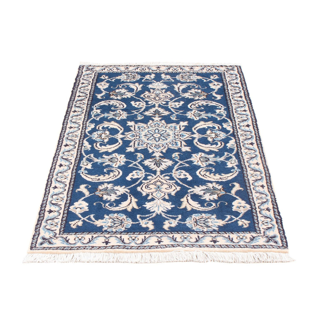 Perser Rug - Nain - 134 x 69 cm - blue