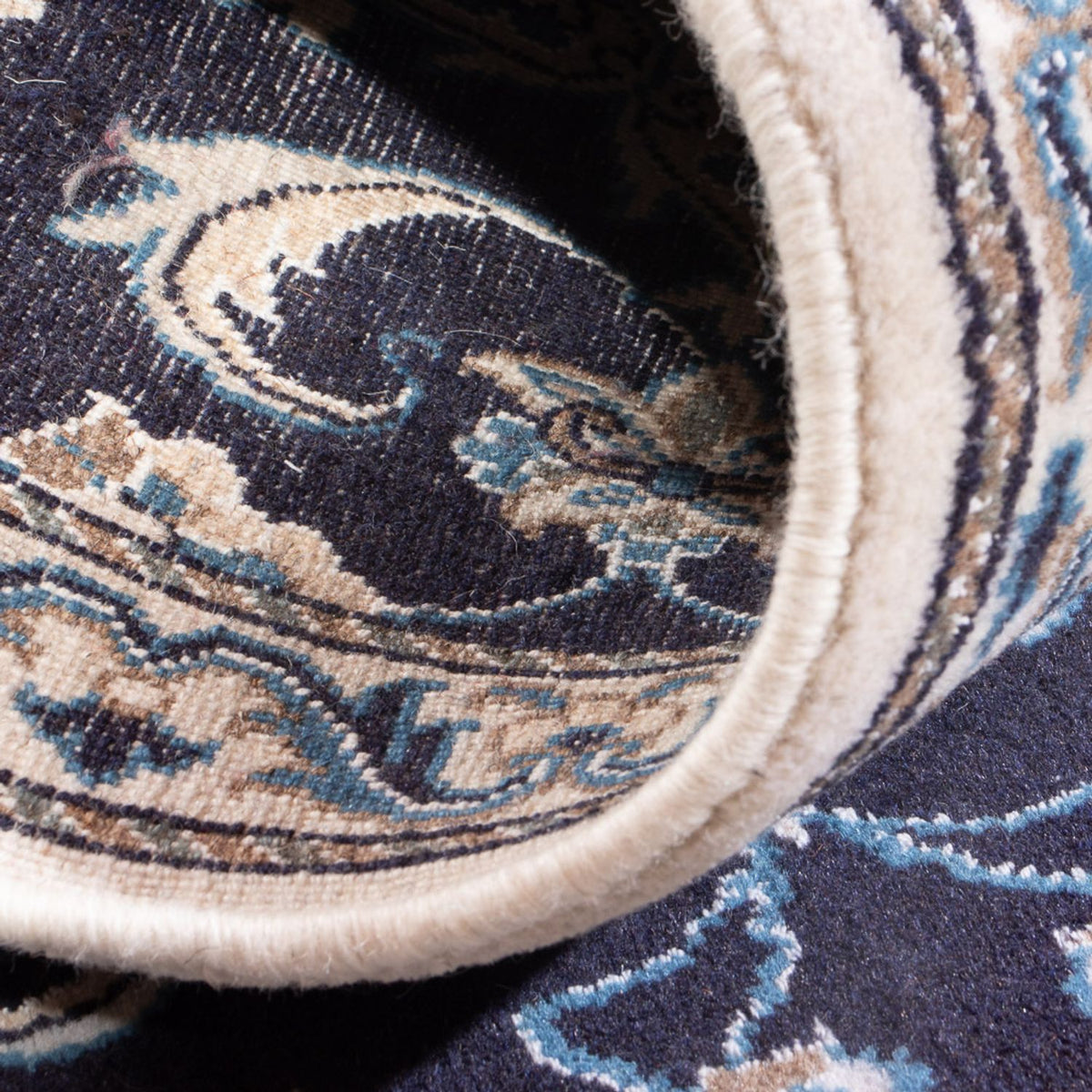 Perser Rug - Nain - 138 x 69 cm - dark blue