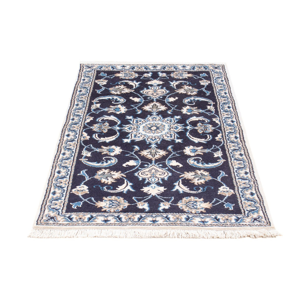 Perser Rug - Nain - 138 x 69 cm - dark blue