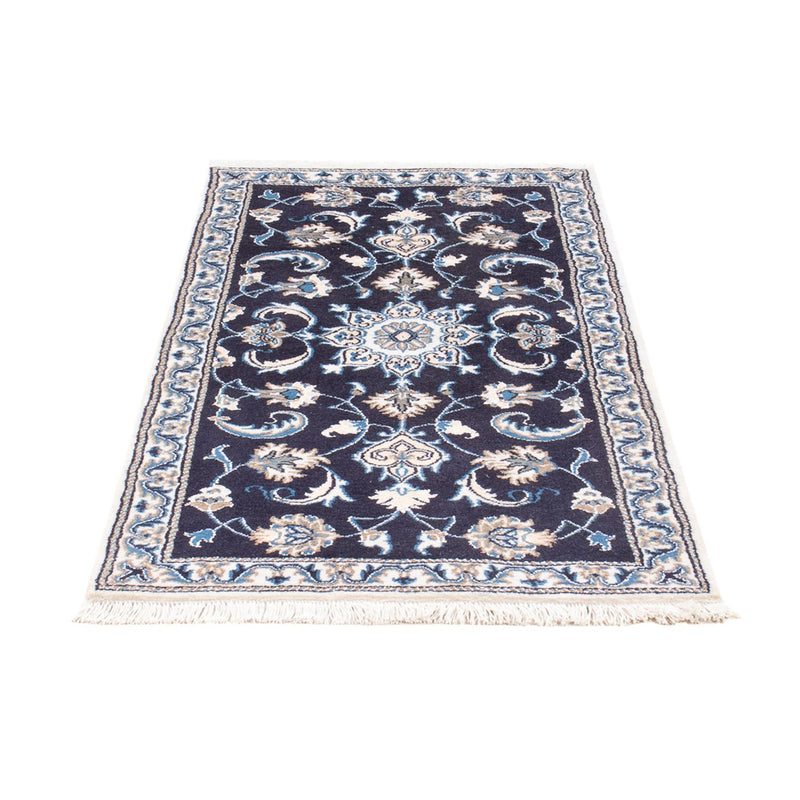 Perser Rug - Nain - 138 x 69 cm - dark blue