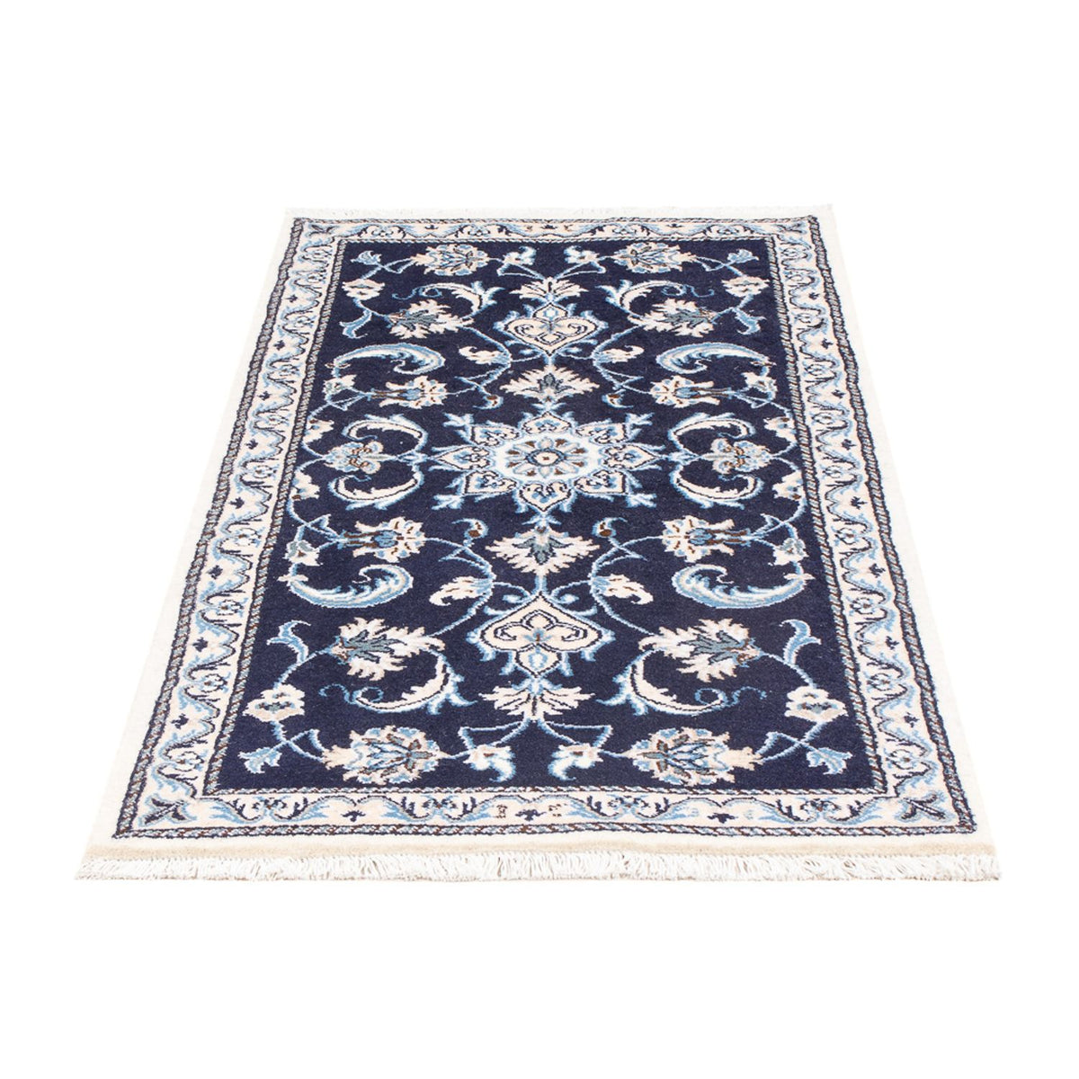 Perser Rug - Nain - 144 x 70 cm - dark blue