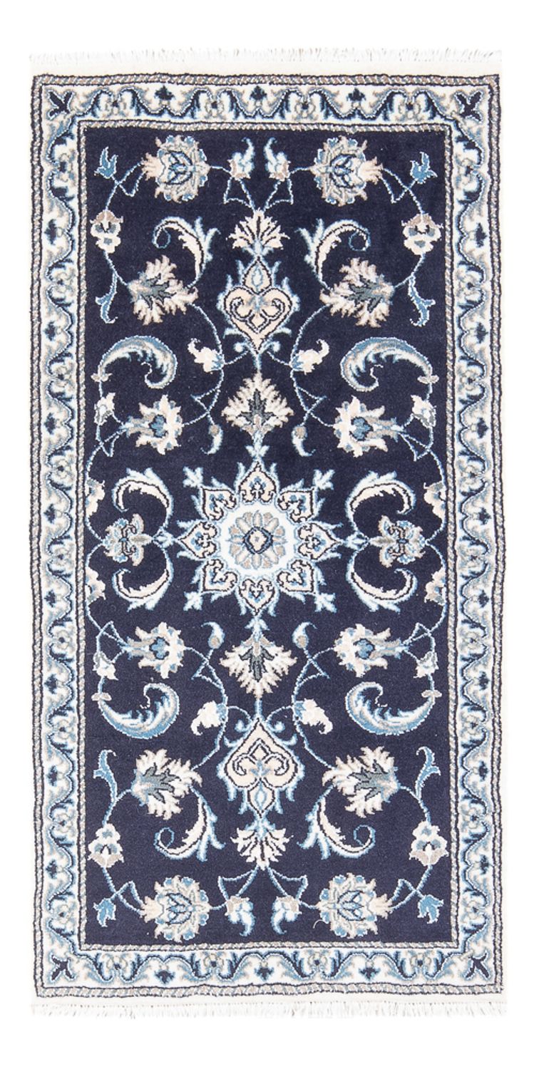 Perser Rug - Nain - 140 x 70 cm - dark blue
