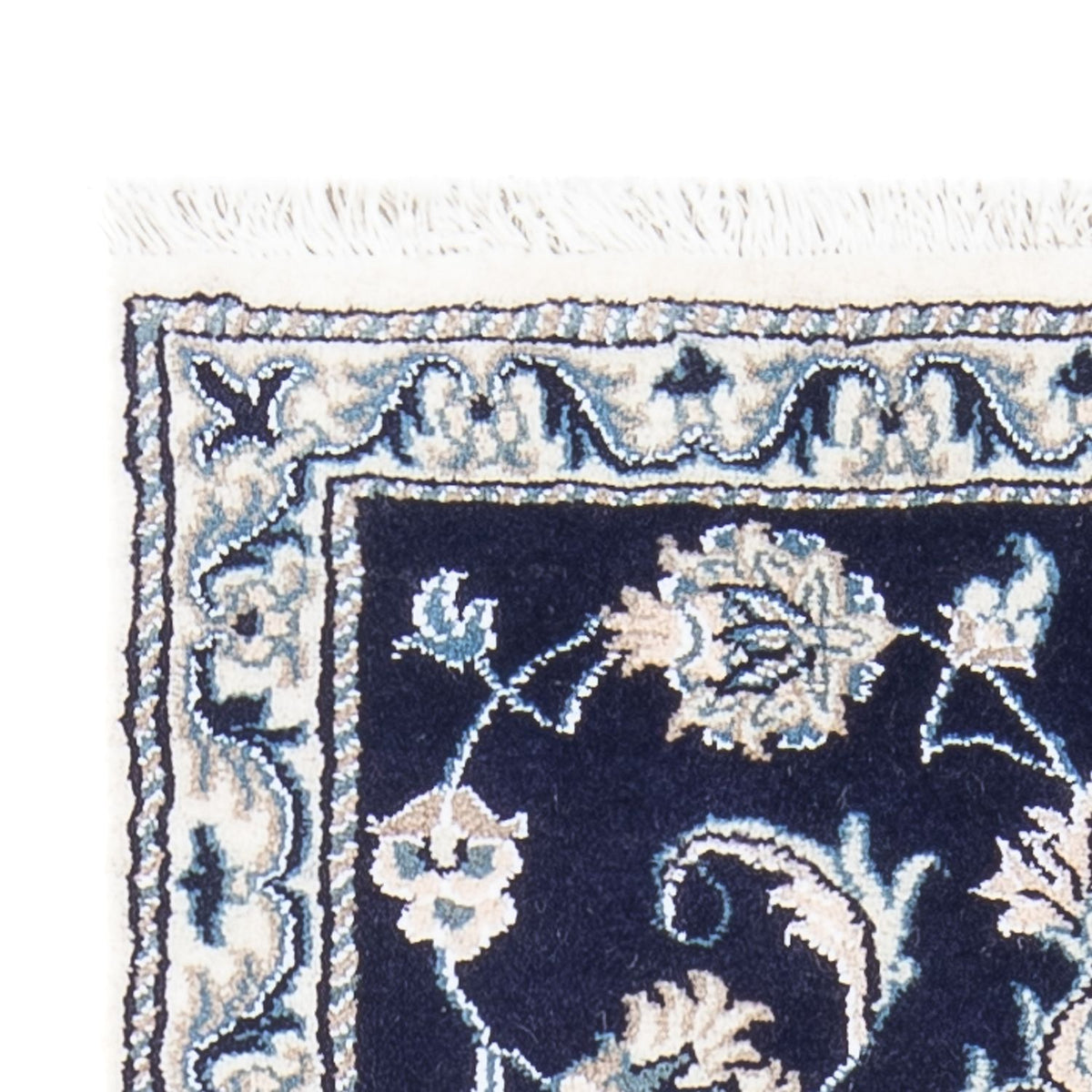 Perser Rug - Nain - 141 x 70 cm - dark blue