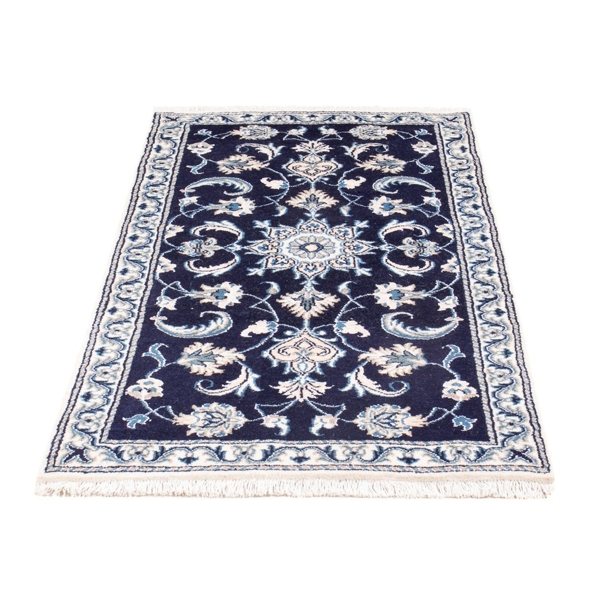 Perser Rug - Nain - 141 x 70 cm - dark blue
