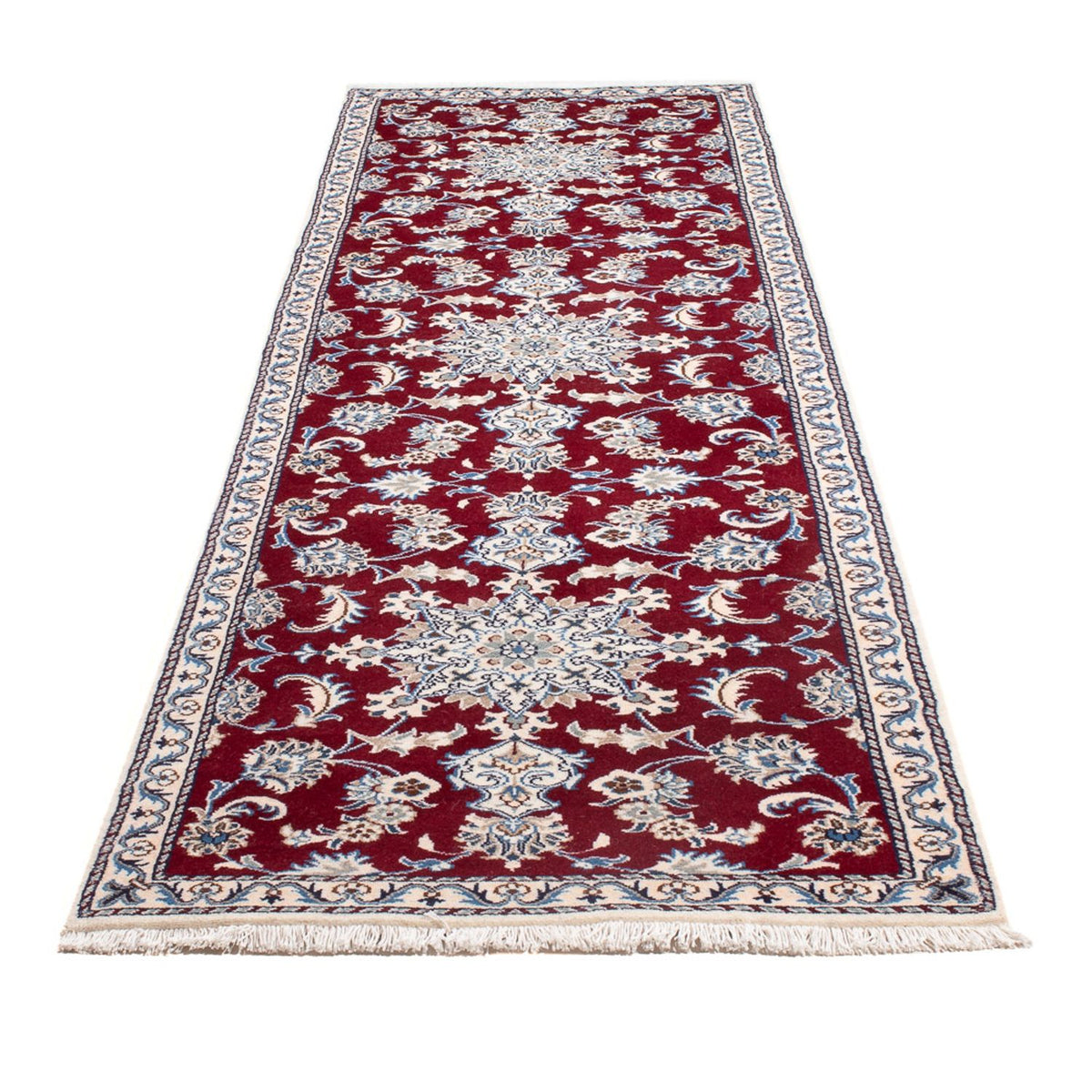 Runner Perser Rug - Nain - 293 x 81 cm - red