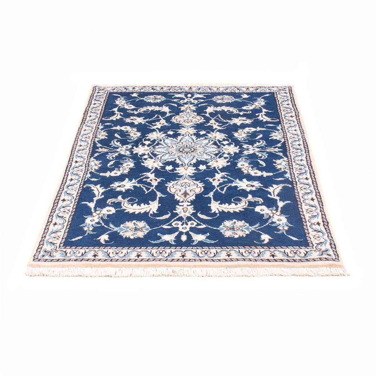 Perser Rug - Nain - 134 x 83 cm - blue