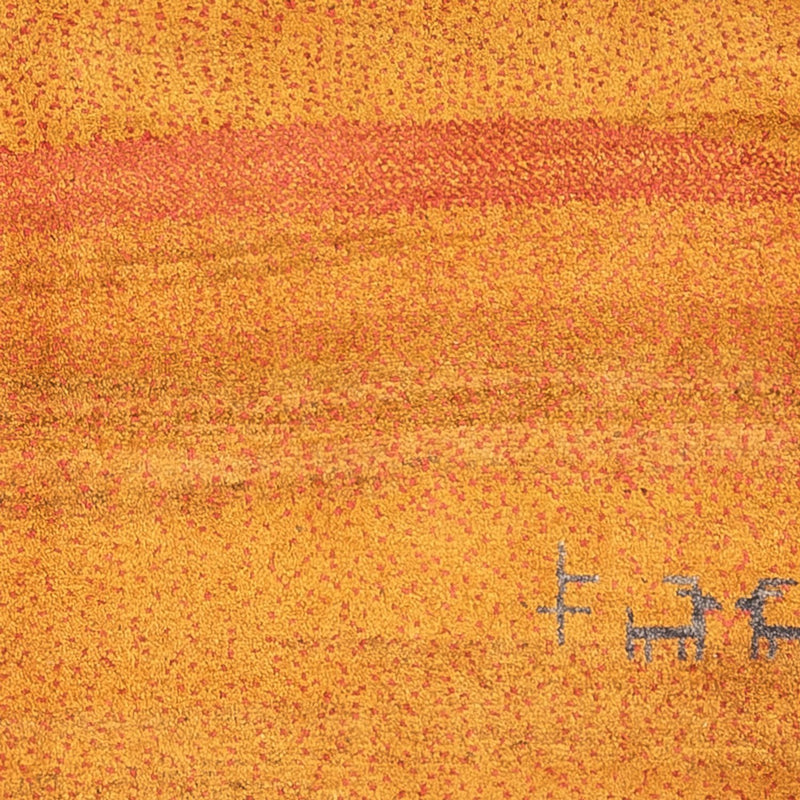 Runner Gabbeh Rug - Perser - 258 x 85 cm - orange