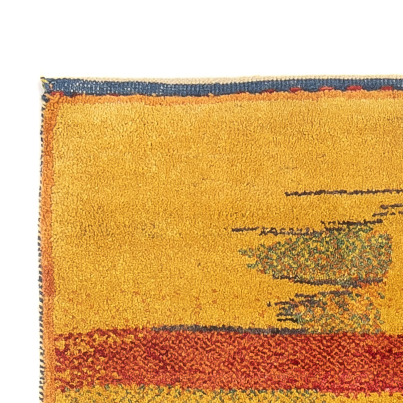 Persian Gabbeh Rug 213x85cm - Perserteppich Wollteppich