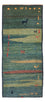 Runner Gabbeh Rug - Perser - 195 x 87 cm - multicolored