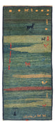 Gabbeh Persian Rug 195x87cm - Perserteppich Wollteppich
