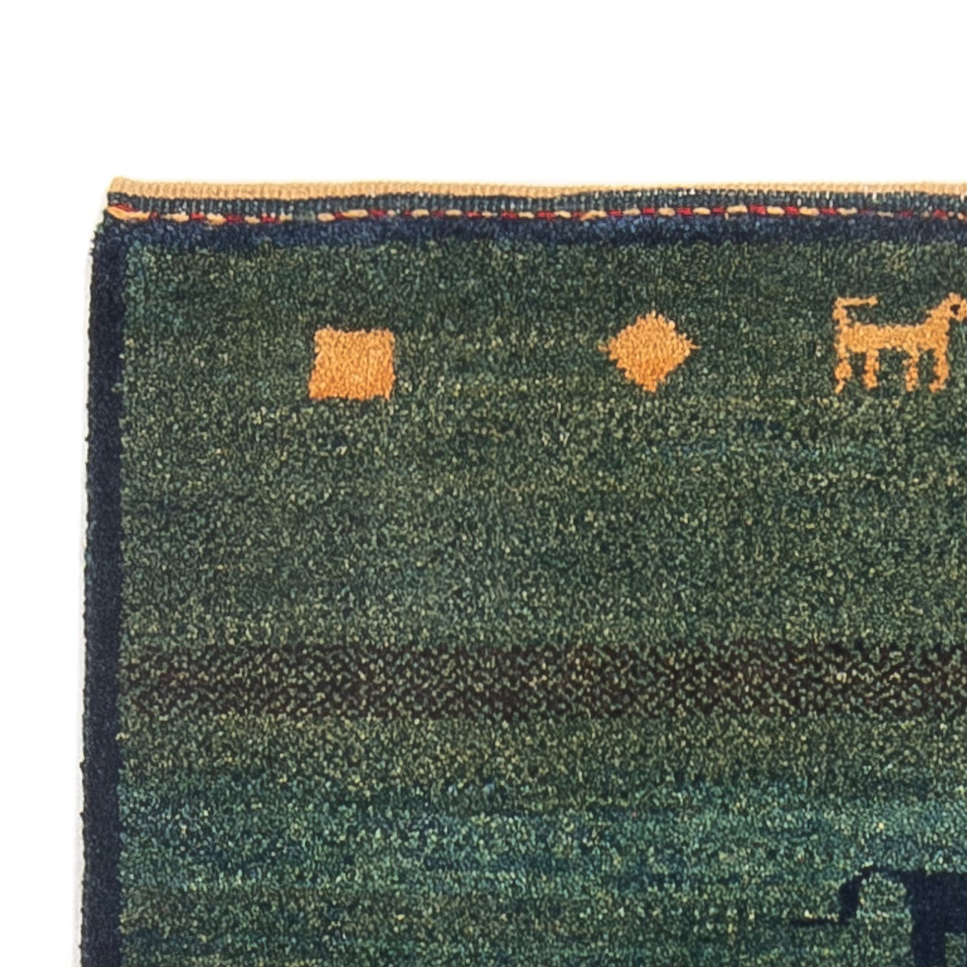 Gabbeh Persian Rug 195x87cm - Perserteppich Wollteppich