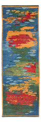 Gabbeh Persisch Teppich 242x78cm - Perserteppich Wollteppich