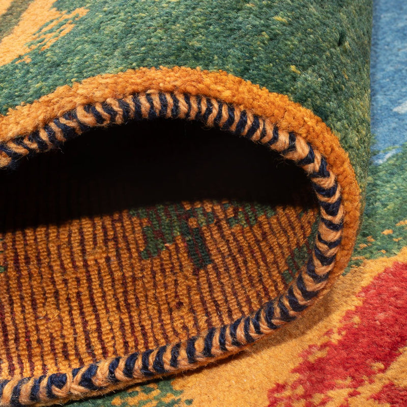 Runner Gabbeh Rug - Perser - 242 x 78 cm - multicolored