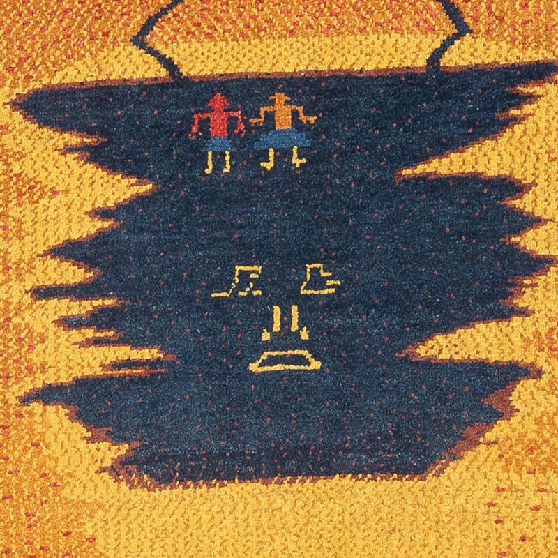 Runner Gabbeh Rug - Perser - 293 x 87 cm - multicolored