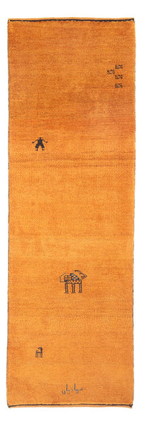 Runner Gabbeh Rug - Perser - 220 x 74 cm - orange