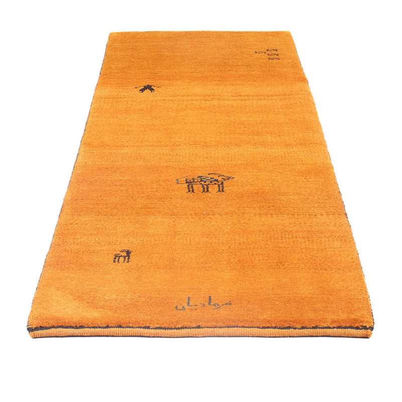 Runner Gabbeh Rug - Perser - 220 x 74 cm - orange