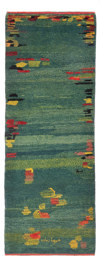 Runner Gabbeh Rug - Perser - 218 x 87 cm - multicolored